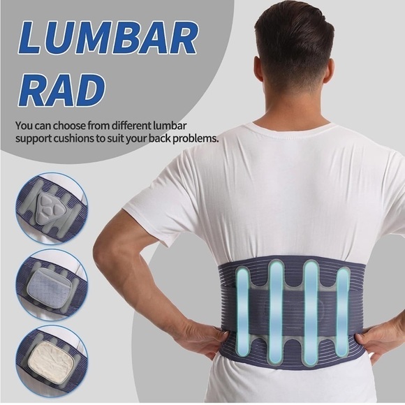 Brand New Back Brace Lumbar Support Belt Back Pain Relief Support Posture - Picture 8 of 11